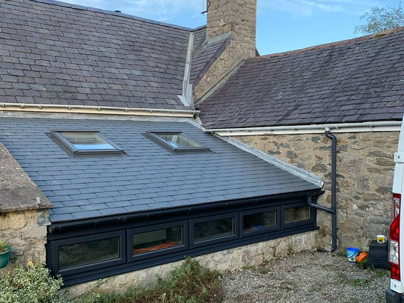 Warm roof at Wrexham property