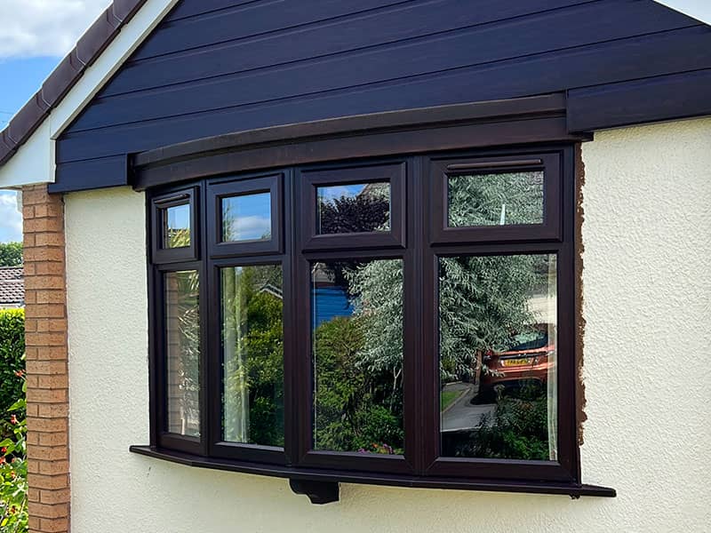 Casement Windows at house in Wrexham, North Wales